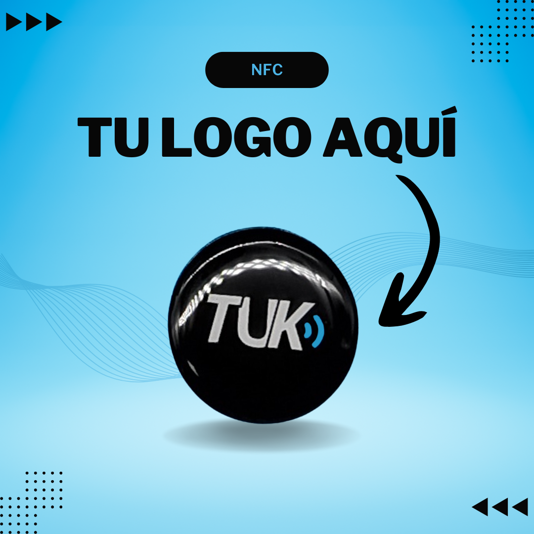 Sticker NFC pequeño Personalizado (100 unidades)
