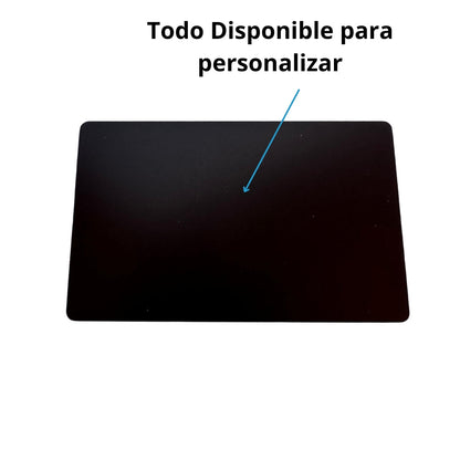 Tarjeta NFC de metal con diseño personalizado por grabado laser + Tarjeta de presentación virtual
